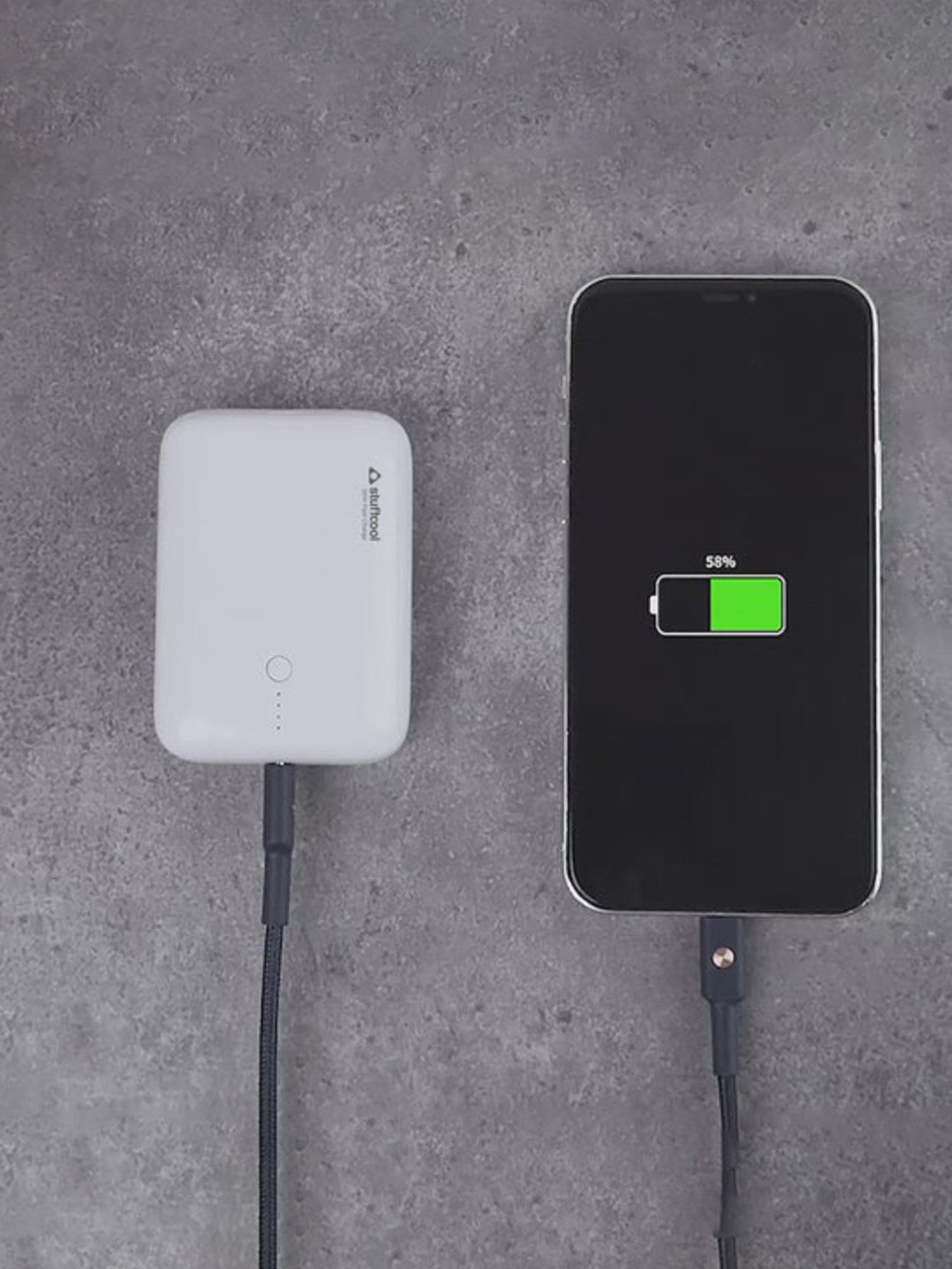 Stuffcool Palm Smallest 10000mAh PD20W Type C Powerbank (White)