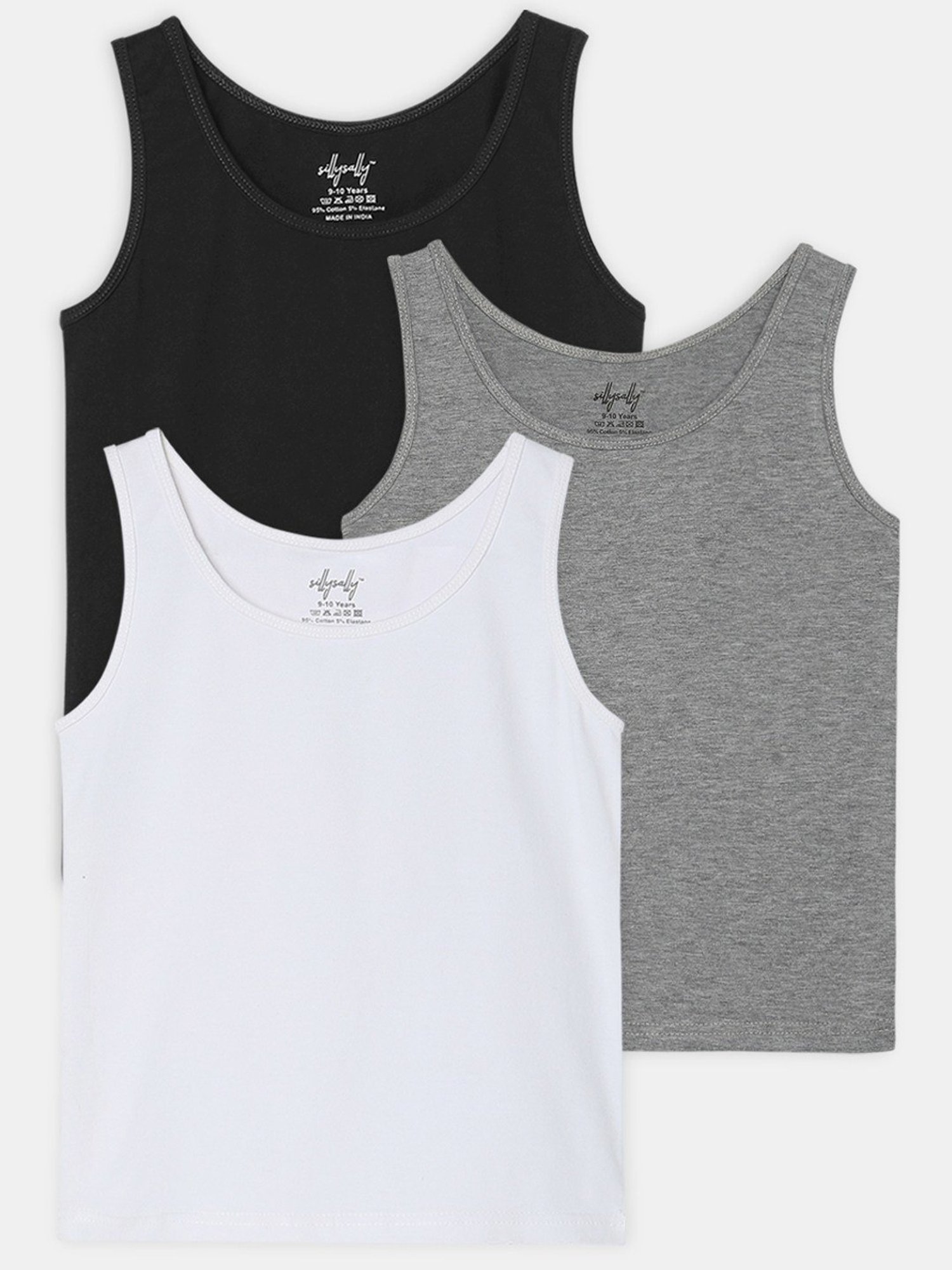 Sillysally Kids Multicolor Regular Fit Vest