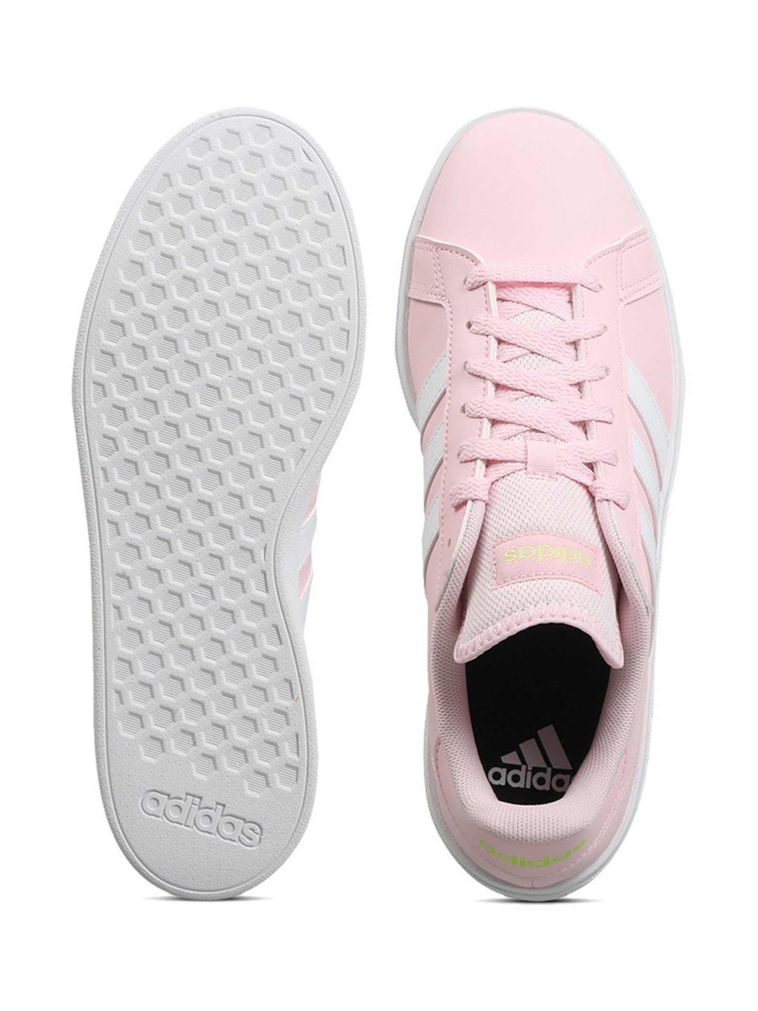 Adidas Women's Grand Court Base 2.0 Pink Tennis Shoes