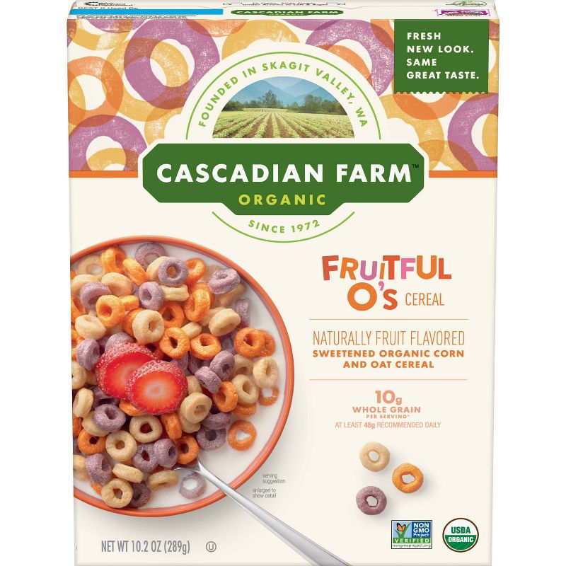 Cascadian Farms Fruitful O's Breakfast Cereal - 10.2oz