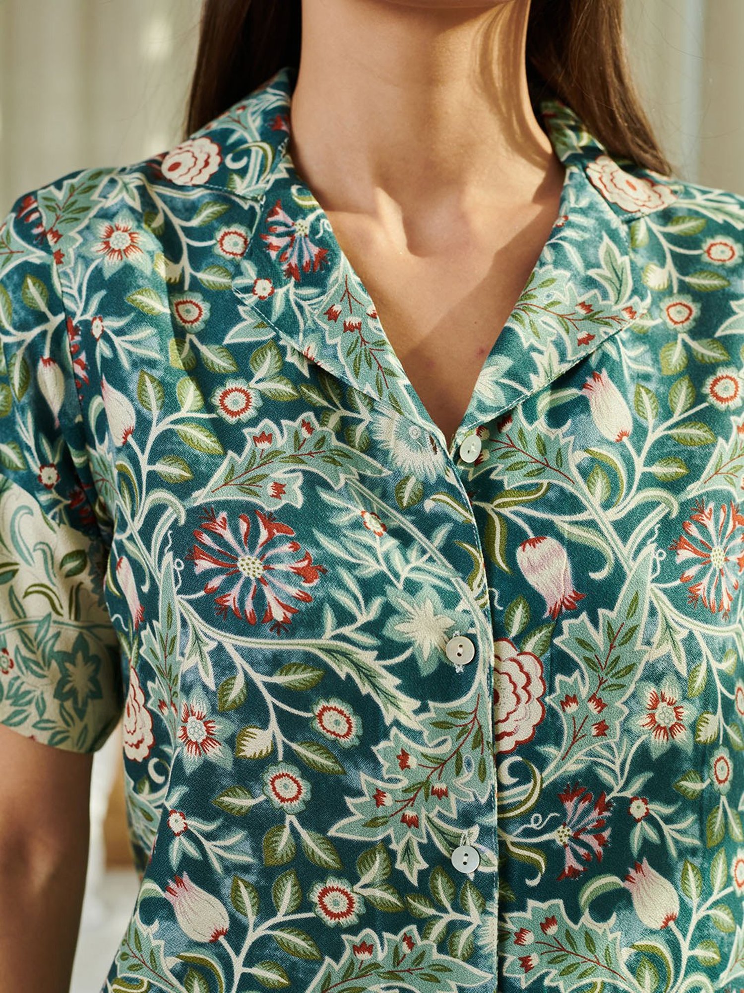 Dusk Attire Blue Cyrus Shorts Set