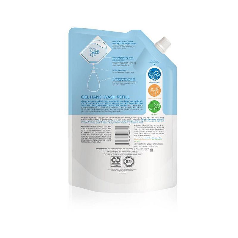 Method Gel Hand Soap Refill Sweet Water - 34oz