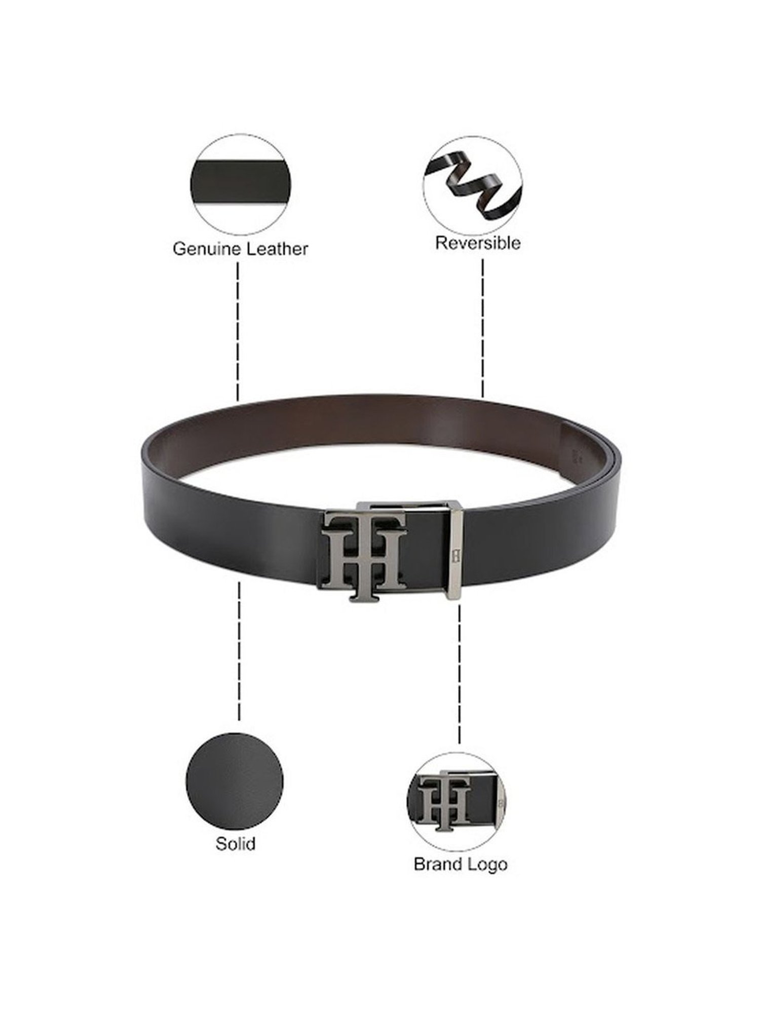 Fossil Griffin Brown Leather Casual Belt For Men