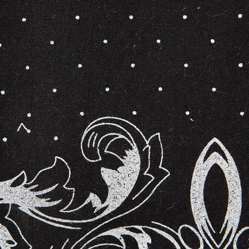 Silver Acanthus Ruffles Vintage Apron - Design Imports