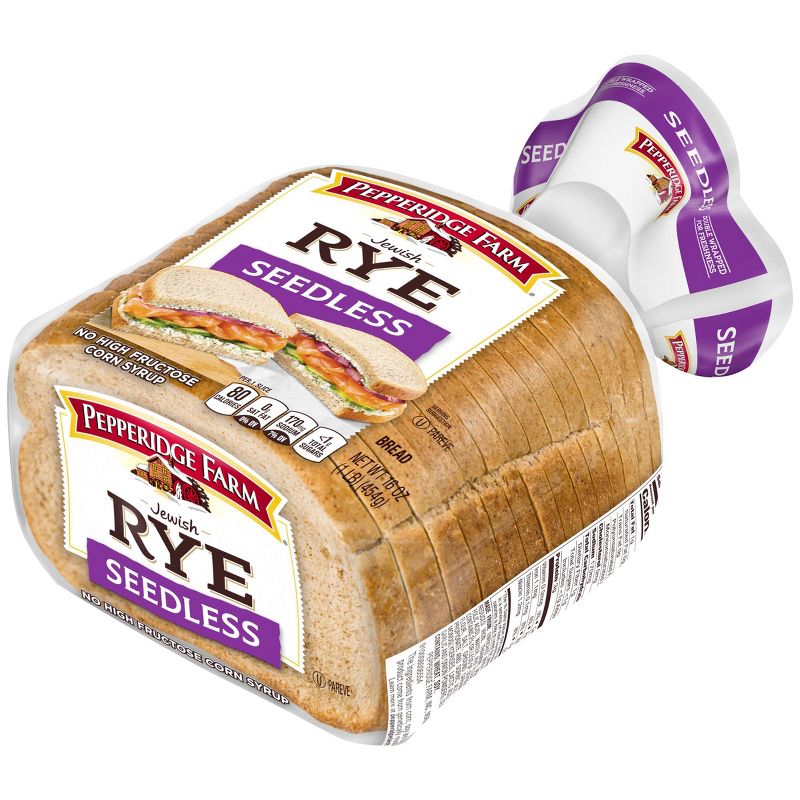 Pepperidge Farm Jewish Rye Seedless Bread - 16oz