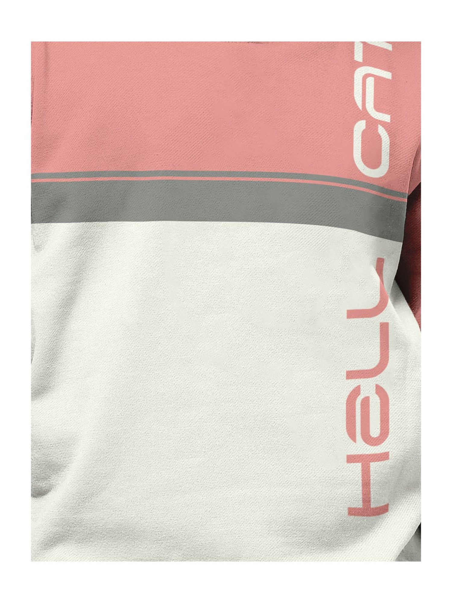 HELLCAT Pink & Yellow Printed Full Sleeves T-Shirt (Pack Of 2)