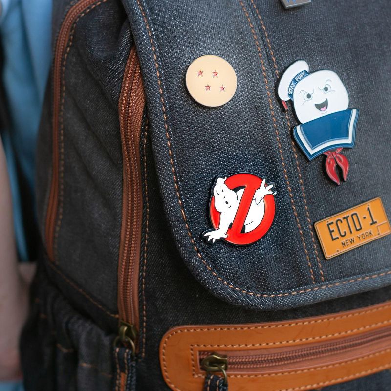 Just Funky OFFICIAL Ghostbusters No Ghosts Logo Pin | Enamel Collector's Pin | Approx. 1.5"