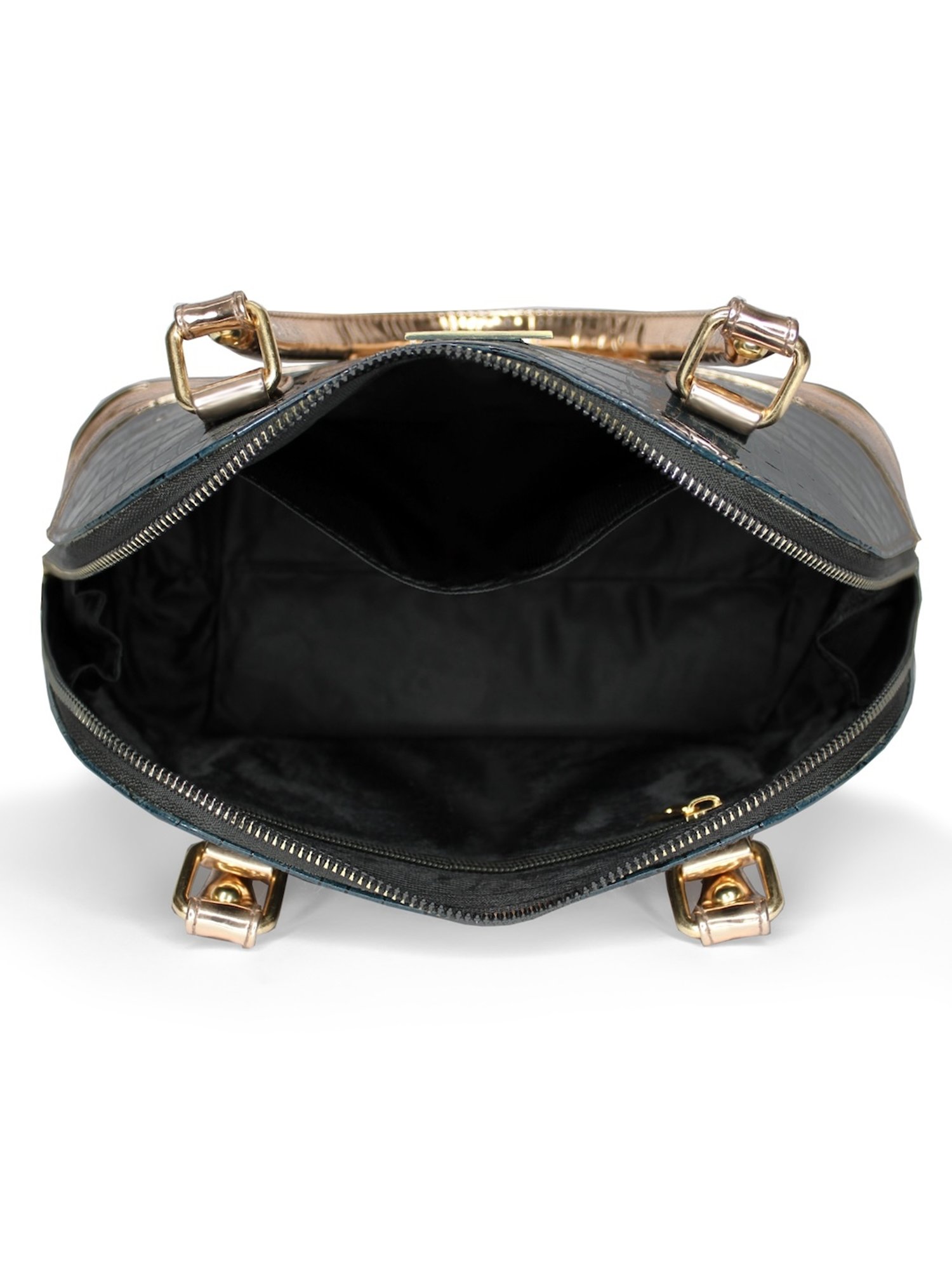 Modern Myth Blue Textured Medium Handbag