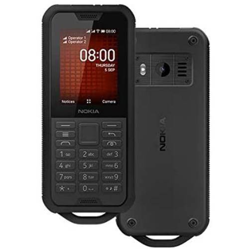 Nokia 800 Tough Dual-Sim 4GB ROM + 512MB RAM (GSM only | No CDMA) Factory Unlocked 4G/LTE Cell Phone (Desert Sand) - International Version