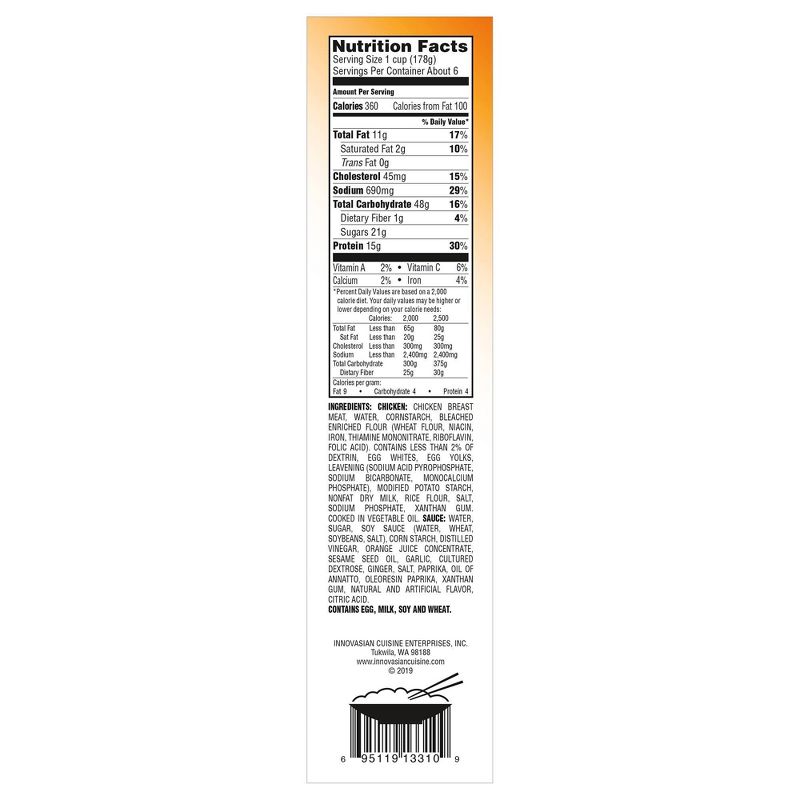 InnovAsian Cuisine Family Size Orange Frozen Chicken - 36oz