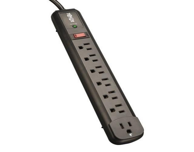 Uninex PS102 RF Remote Control Power Managed 6-Outlet Energy Controlled Surge Protector, Eliminates Standby Idle Electricity Usage, 6-Foot