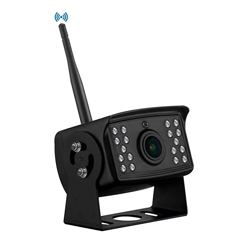 Backup Camera System Kit,5&rsquo;&rsquo; LCD Rear View Monitor with IP69 Waterproof,1080P Vehicle Back up Cam IR Night Vision Wide View Angle for RV Trailer,5th Wheels,Tractor,Trucks