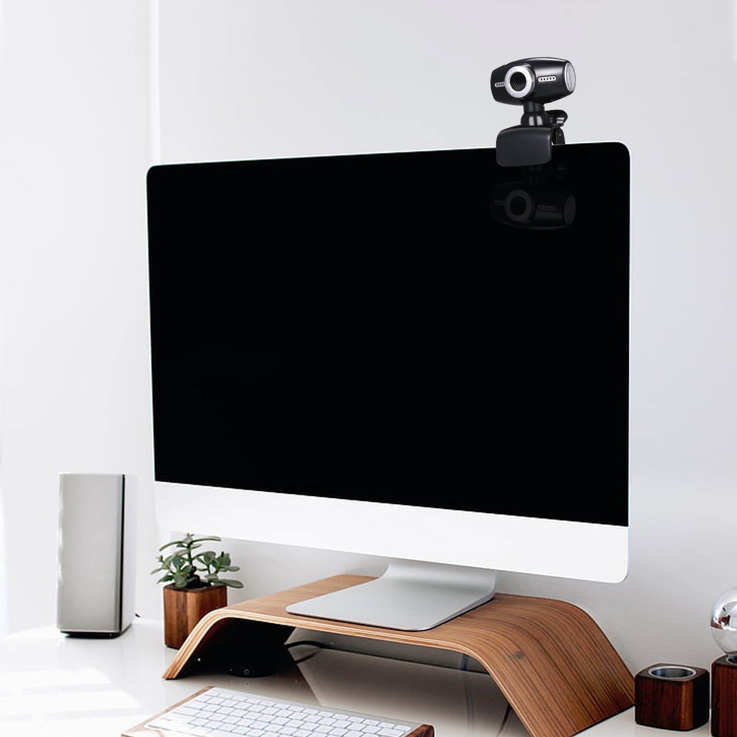 0.3 Megapixels High-definition Web Camera Clip-on USB Webcam for PC Laptop Computer Desktop