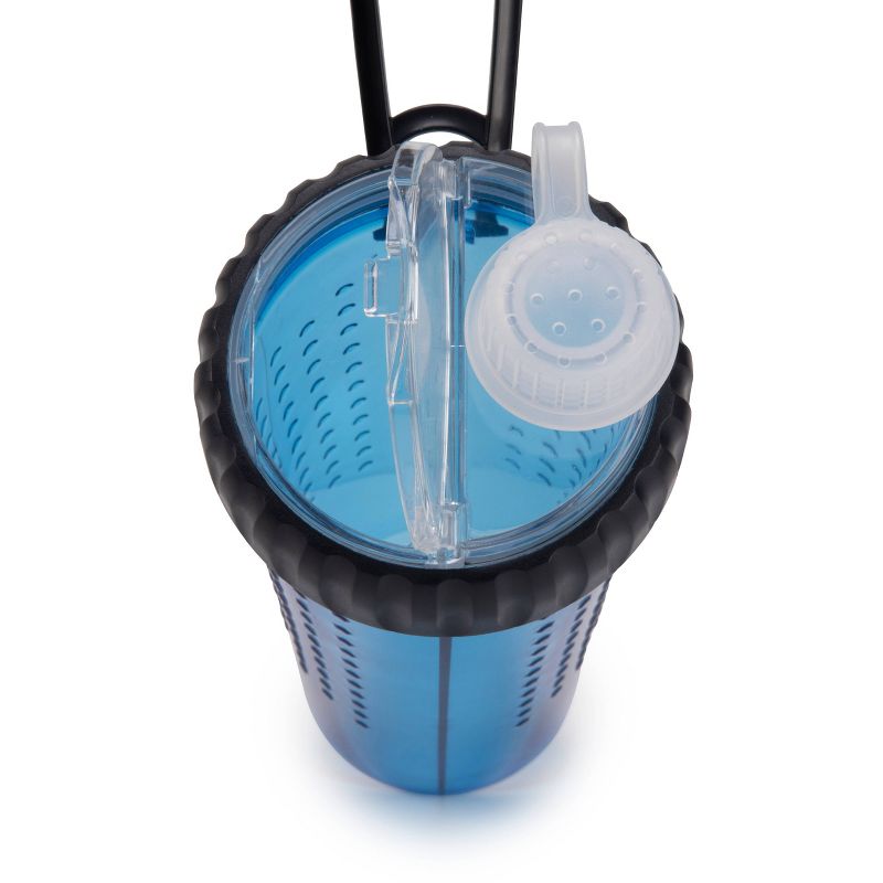 Dexas SnackDuo with Travel Cup - Blue