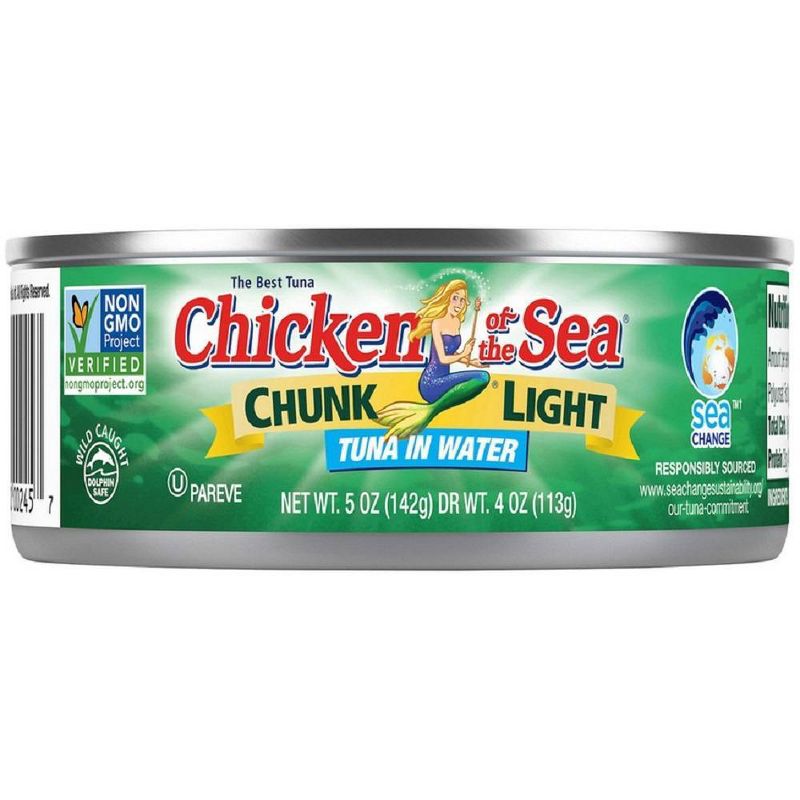 Chicken of the Sea Chunk Light Tuna in Water - 5oz