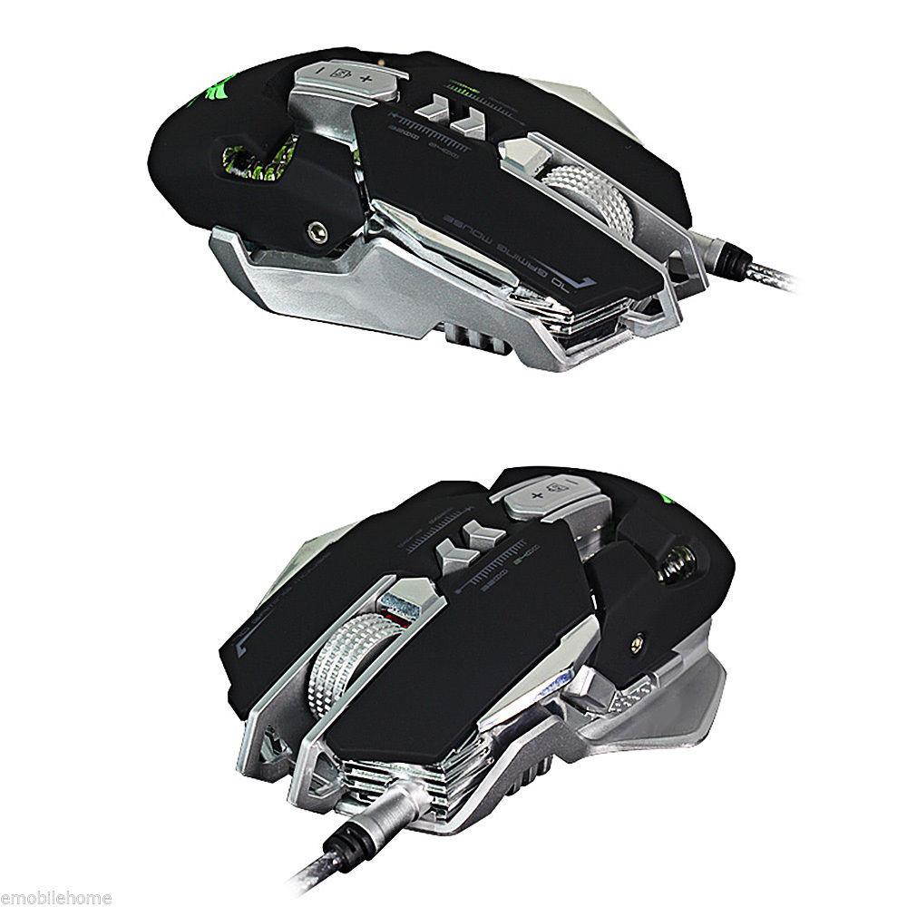 ZERODATE X300 Professional 3200DPI Optical Programmable Wired Gaming Mouse