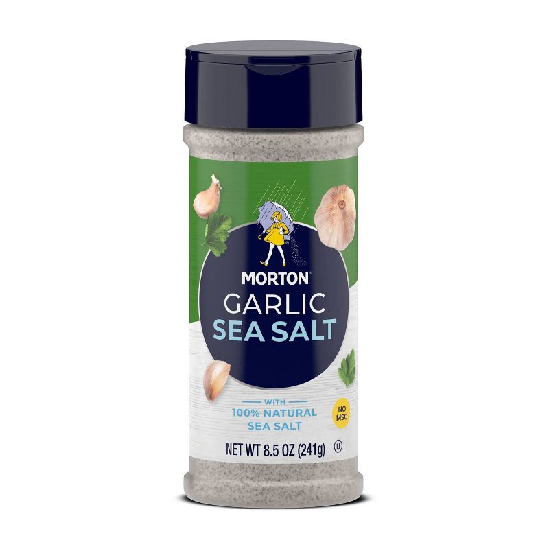 Morton Garlic Sea Salt - 8.5oz