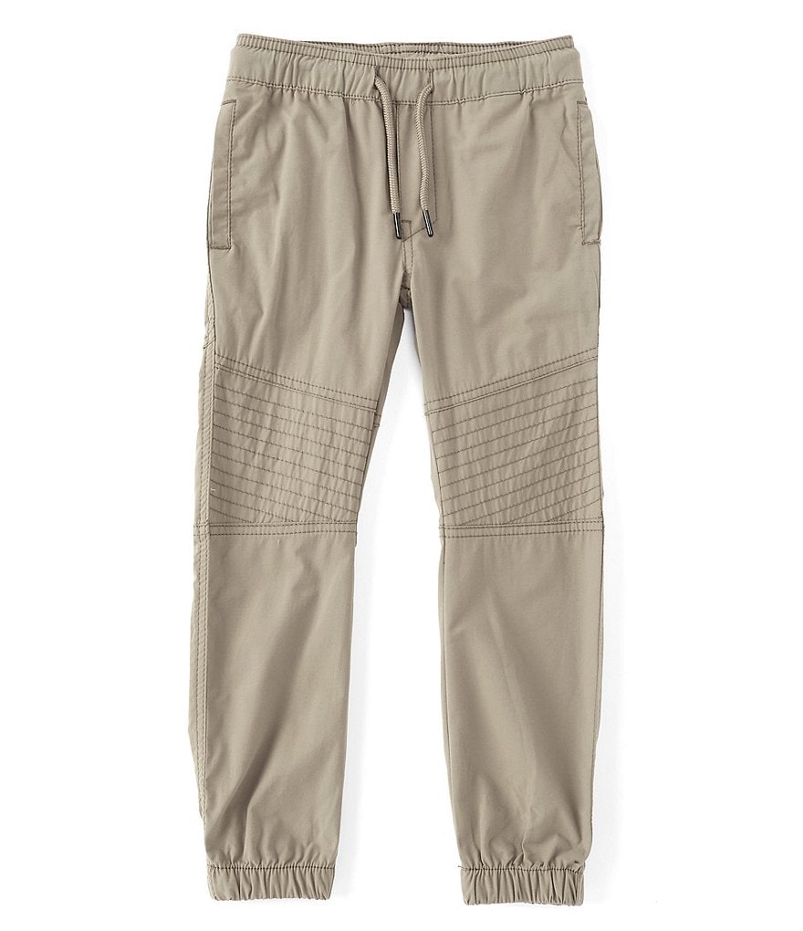 First Wave Little Boys 2T-7 Stretch Twill Motto Joggers