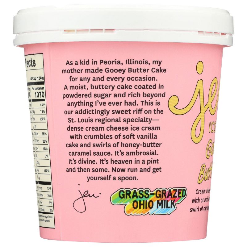 Jeni's Gooey Butter Cake Ice Cream - 16oz