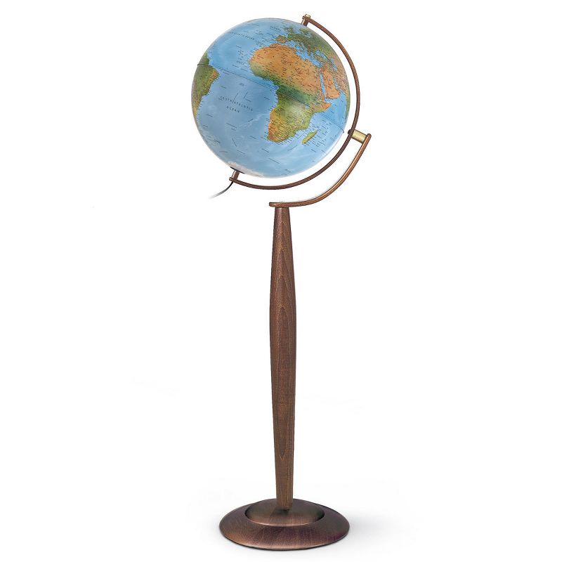 15" Lyon Illuminated World Globe Blue Ocean - Waypoint Geographic