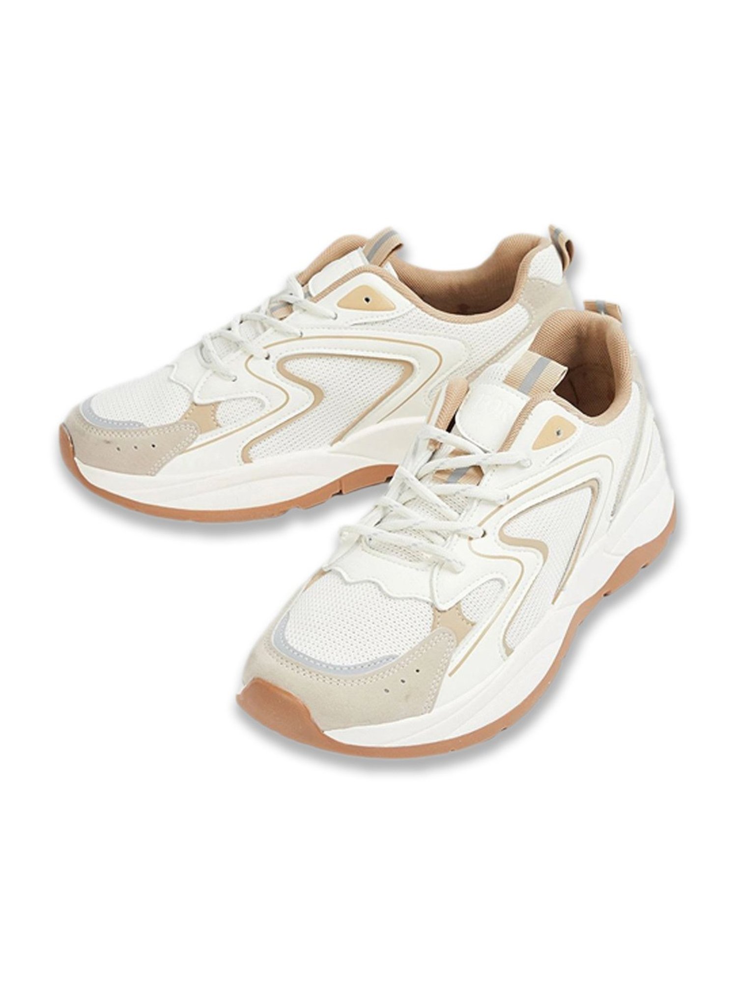 Forca by Lifestyle Men's Beige Running Shoes