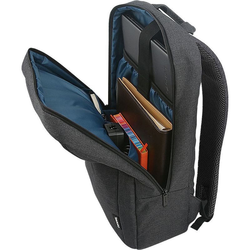 Lenovo B210 Carrying Case (Backpack) for 15.6" Notebook - Black - Water Resistant Interior - Polyester, Quilt Back Panel - Shoulder Strap, Handle