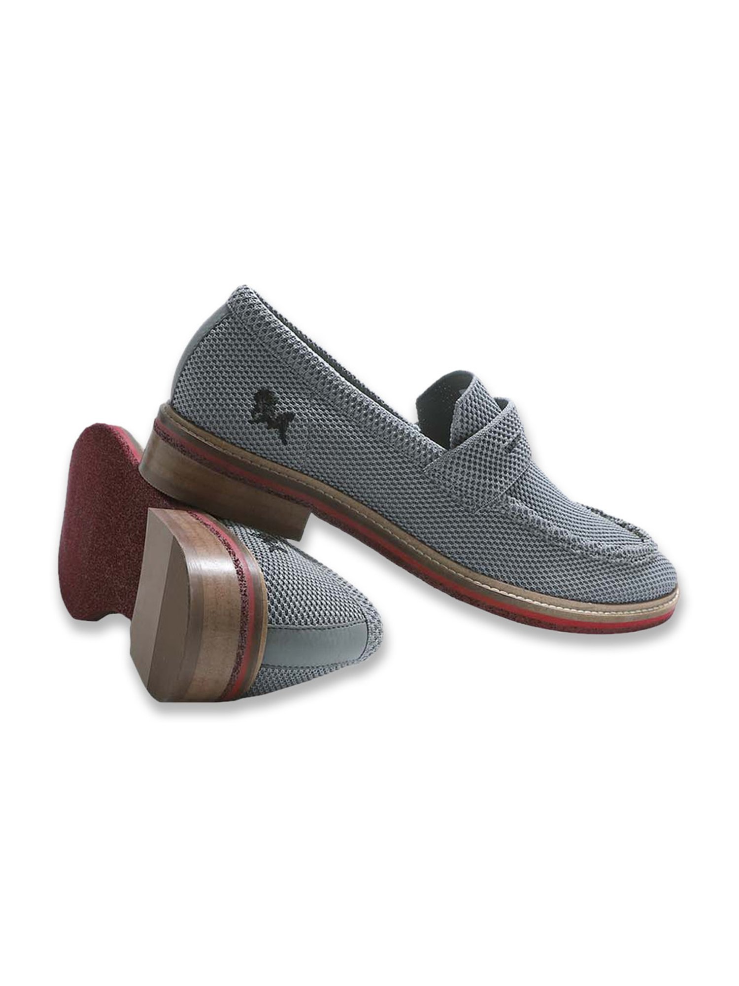 Neemans Men's Steel Grey Casual Loafers