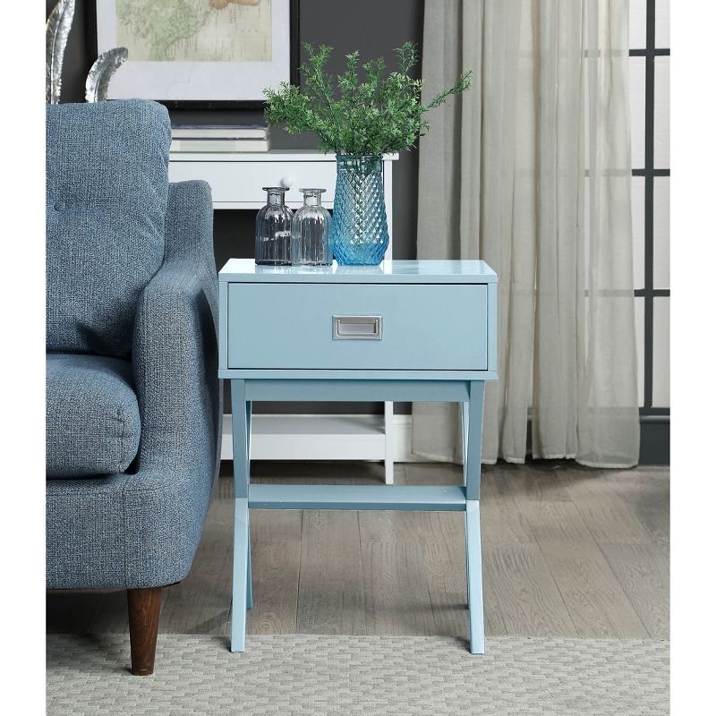 Designs2Go Landon End Table Sea Foam - Breighton Home