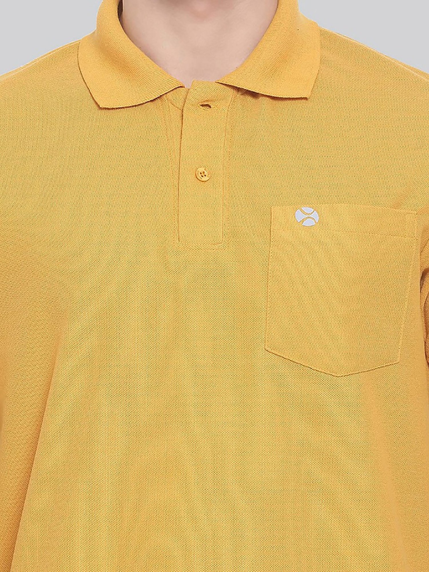 Lux Nitro Yellow Regular Fit Polo T-Shirt