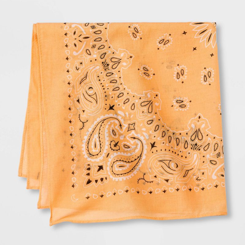Women's Jacquard Bandana - Universal Thread™ Green One Size