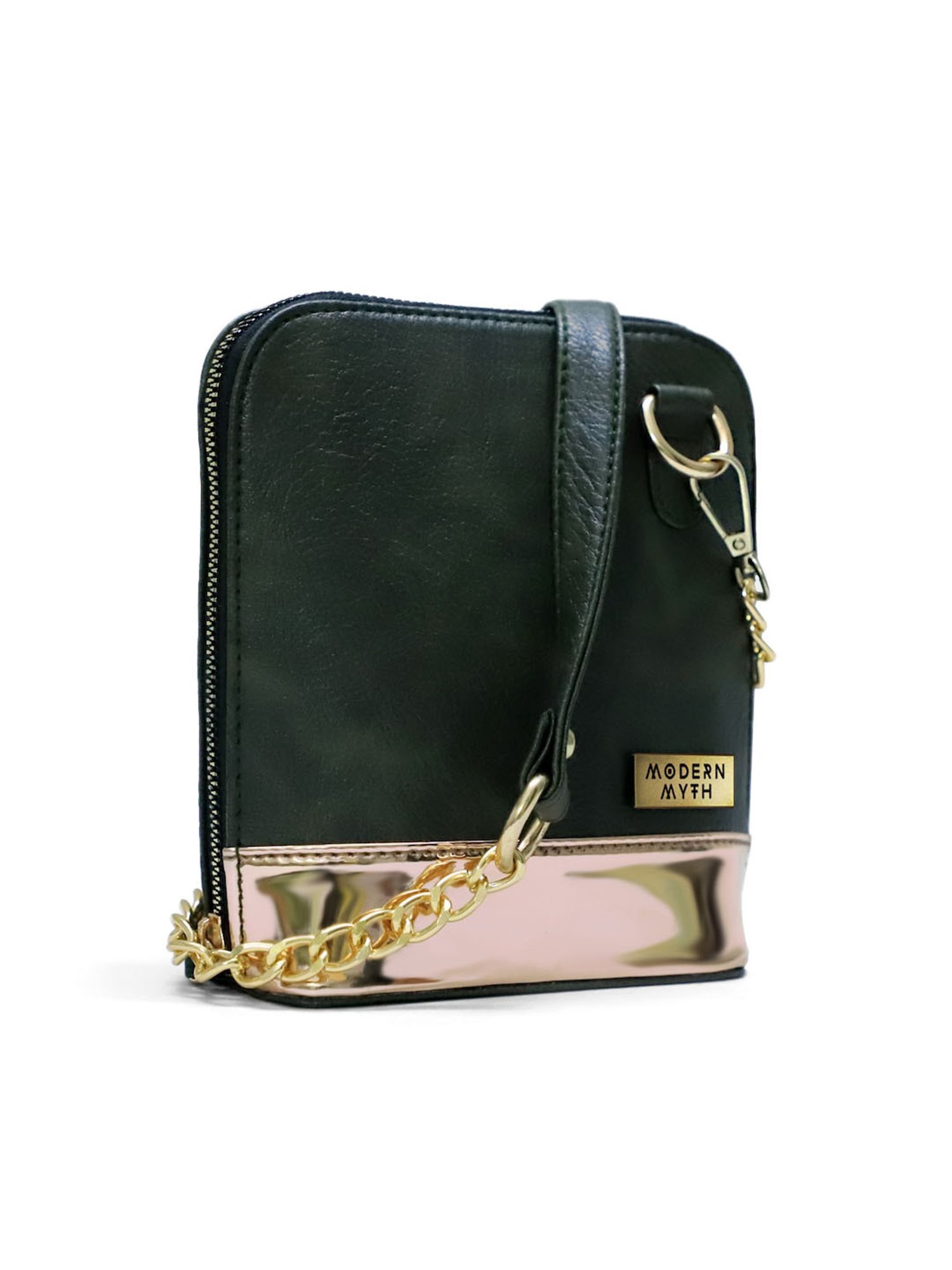 Modern Myth Olive Printed Small Cross Body Bag
