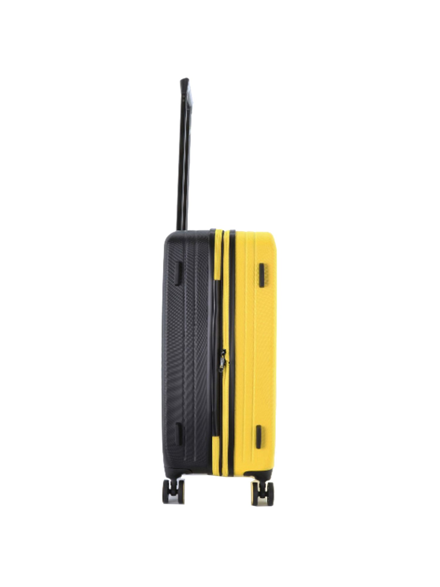 National Geographic Pulse Yellow & Black Medium Hard Check In Trolley - 24 Inch