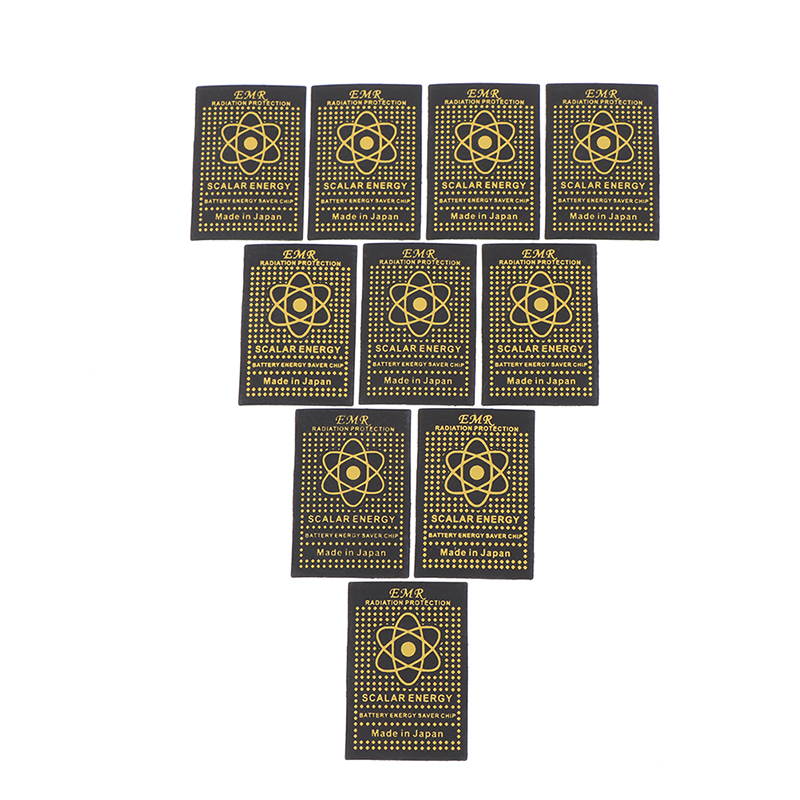 10pcs EMR scalar energy phone sticker anti radiation chip shield keep health