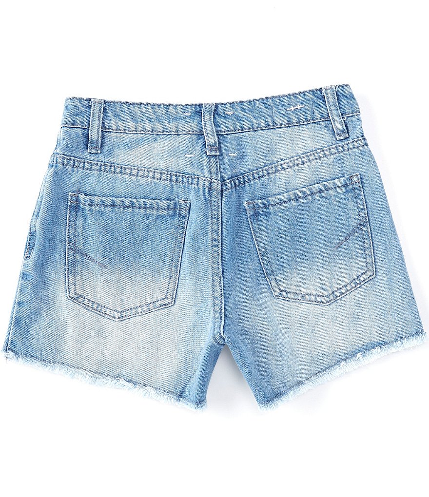 Angie Big Girls 7-14 Smocked Tie-Dye Shorts