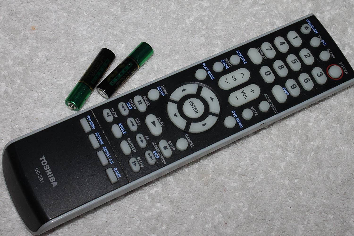 Toshiba DC-SB1 Remote Control for MD14F11, MD20F11, MD20F51, MD24F51 and MD20FN3, MD20FN3R, MD20FP1, MD20FP3, MD20P1, MD20P3, MD20Q41, MD20Q41/TV, MD20Q41C, MD24F51, MD24F51/TV, MD24FP1, MD9DP1