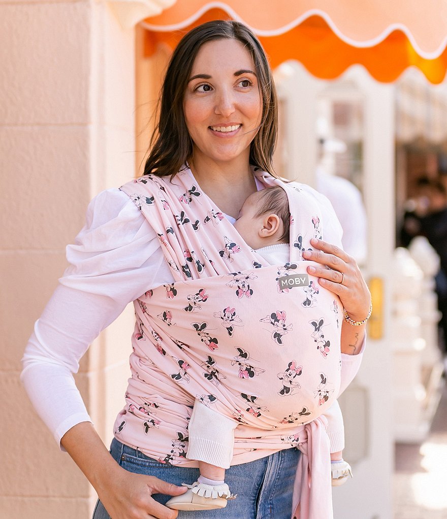 Disney x MOBY Classic Minnie Mouse Print Baby Wrap