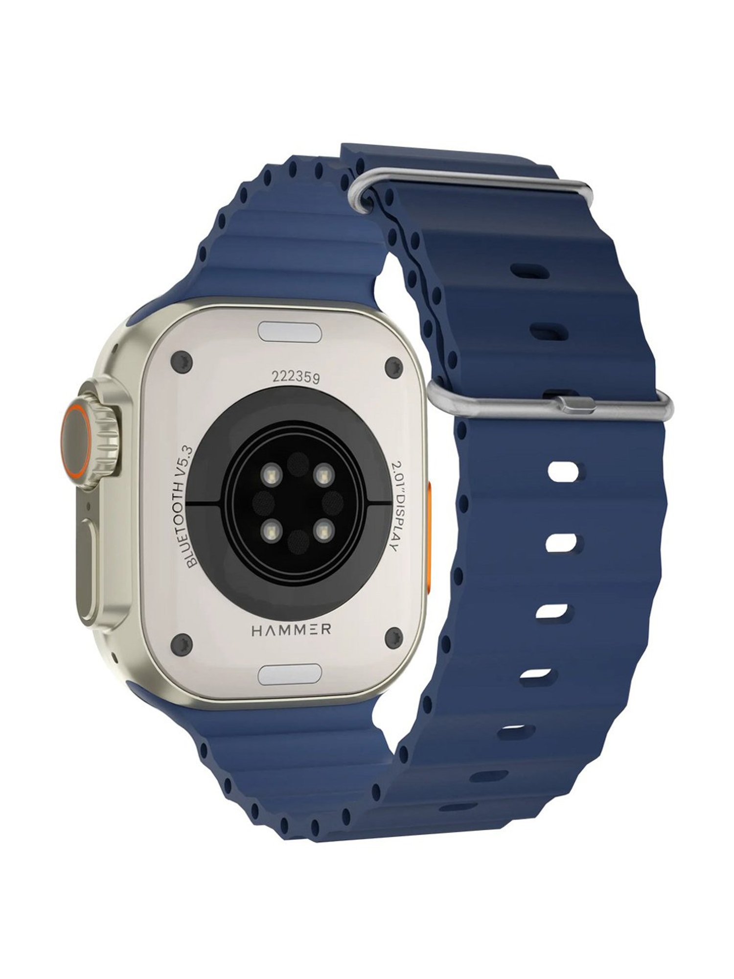 Hammer Active 2.0 Plus 2.1 inch HD Display BT Calling Smartwatch with Gesture Control (Blue)