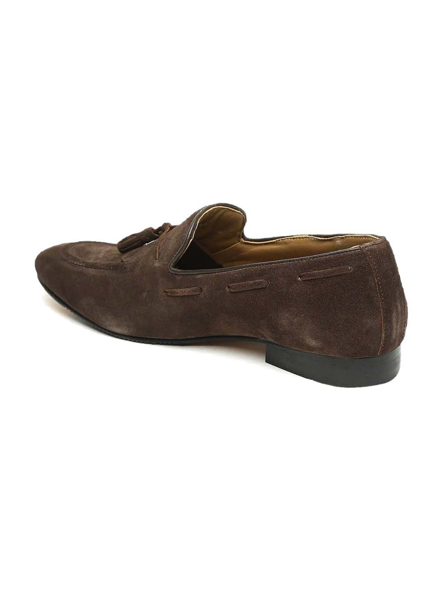 Teakwood Leathers Men's Brown Formal Moccasins
