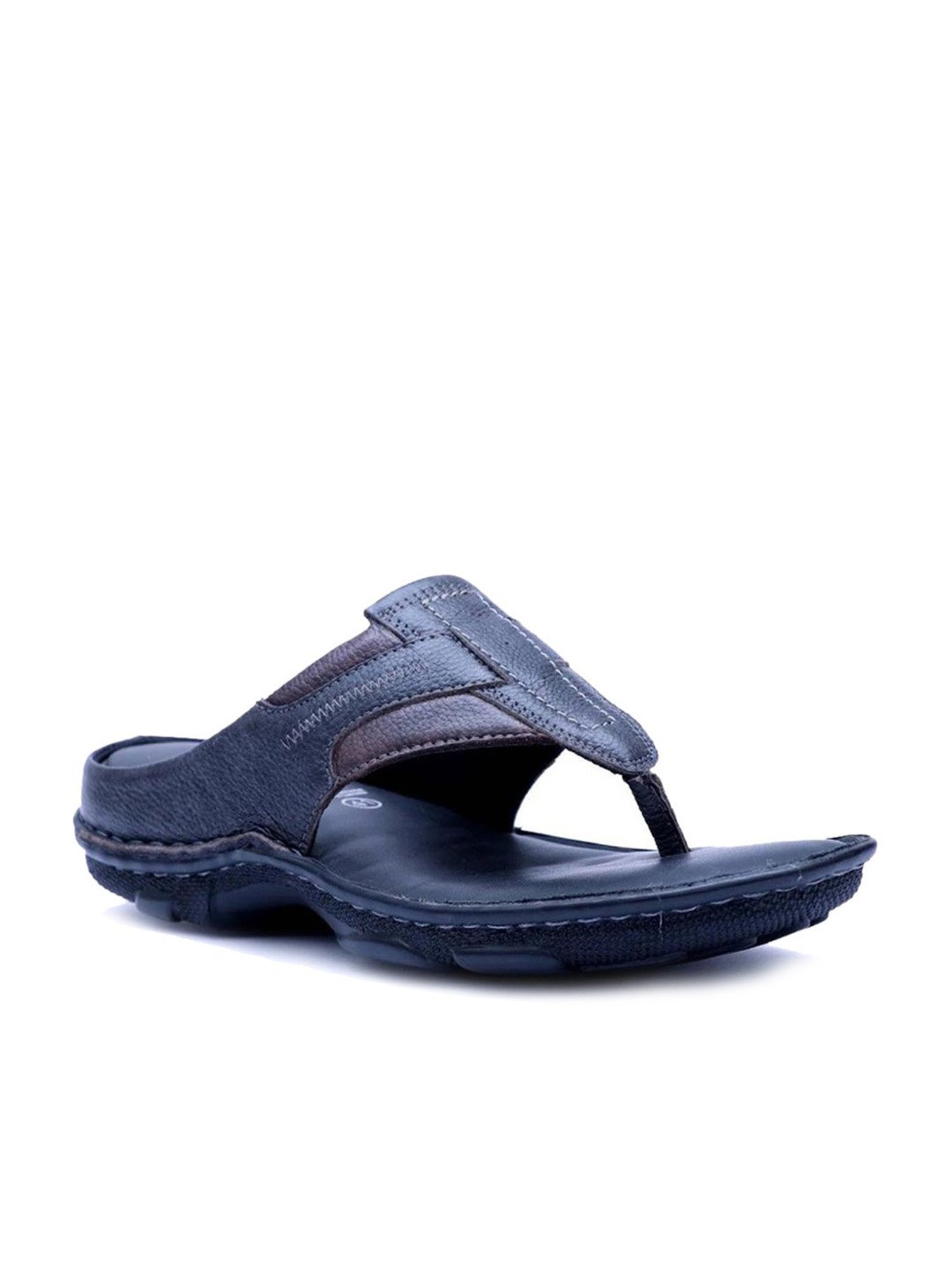 Hitz Men's Black Thong Sandals