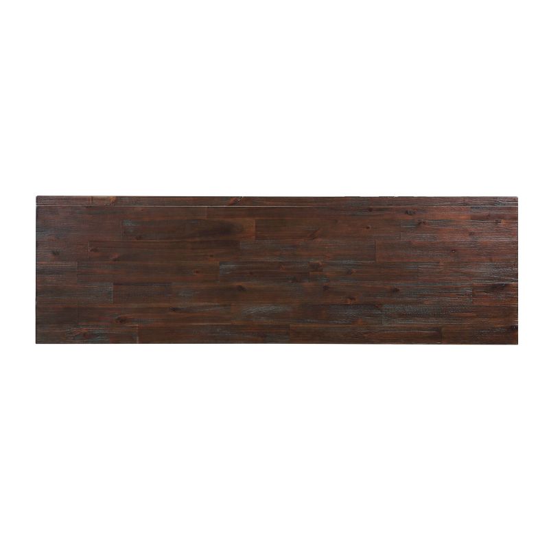 68" Jefferson 4 Door Media Credenza for TV Brown - Treasure Trove Accents