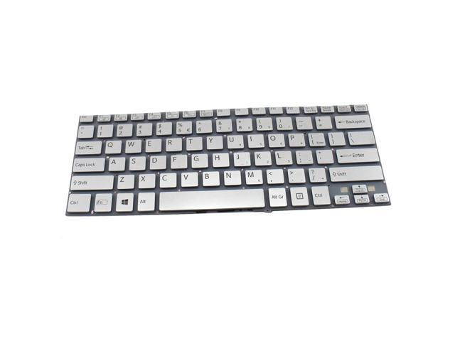 Laptop Replacement Silver Backlit Laptop US Keyboard for SONY FIT 14E SVF 14E SVF14E Series Part Number 149239131USX