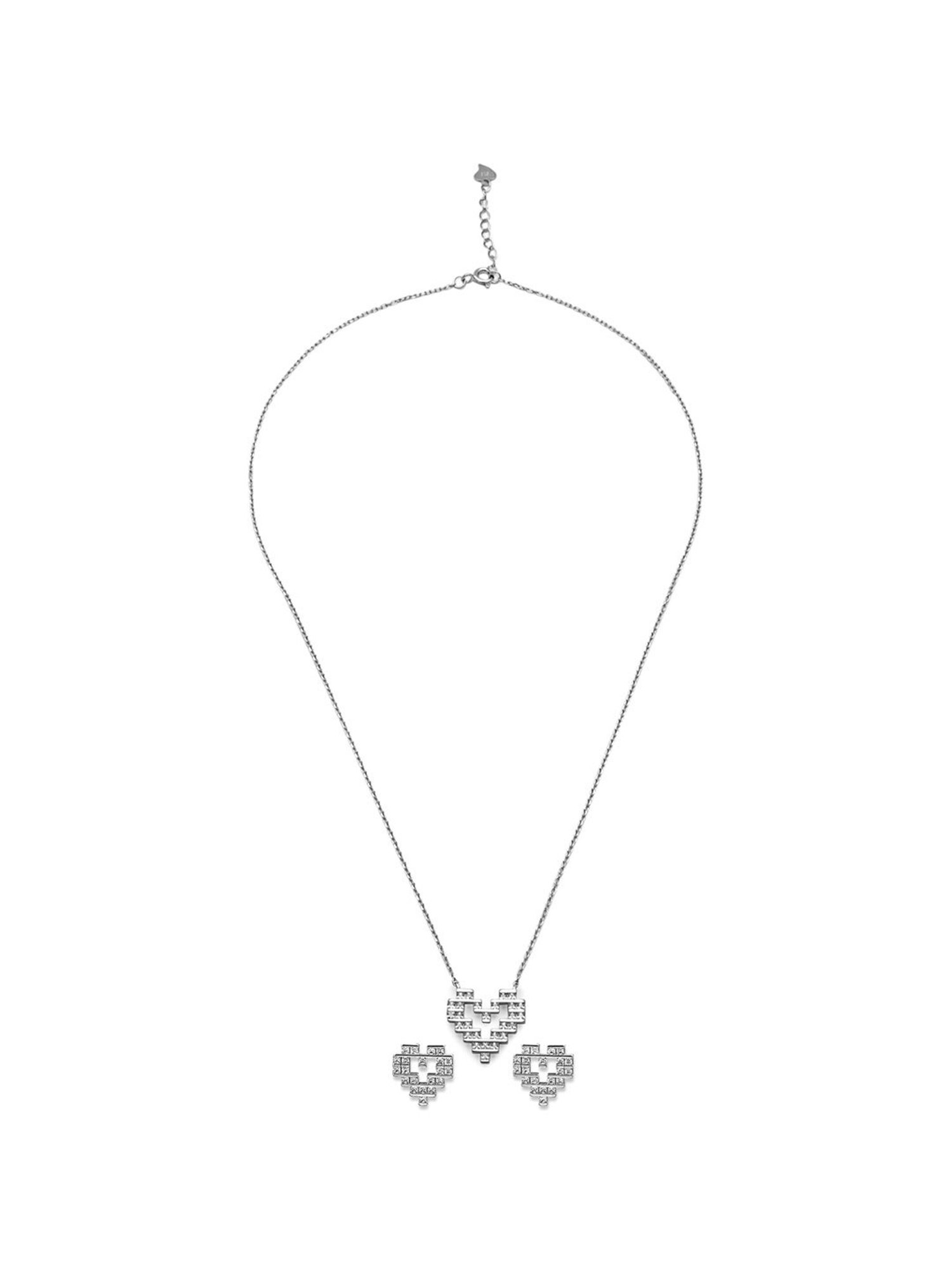 Zavya 92.5 Sterling Silver Pearlescent Elegance Pendant with Chain for Women
