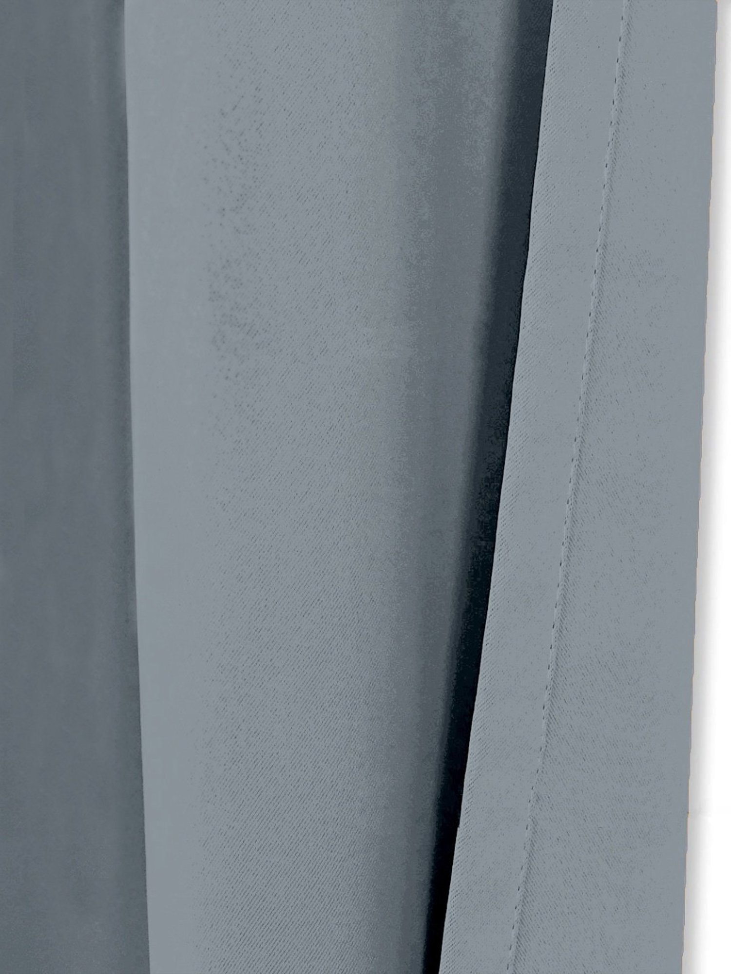 Urban Space Grey Polyester 5 ft Window Blackout Curtain