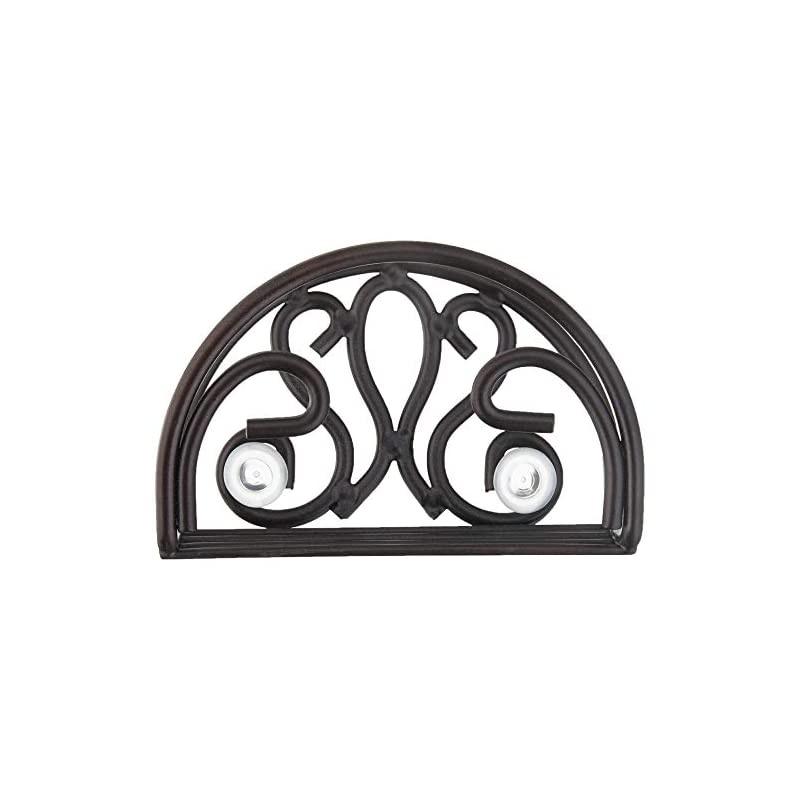 Patrice Sink Sponge Soap & Sponge Kitchen Sink & Shower, Kitchen & Bathroom Organizer, Sponger Holder with Suction Cups, Bronze