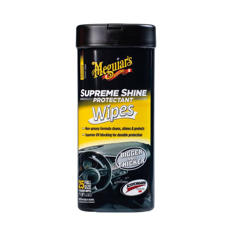 Meguiars 25ct Supreme Shine Wipes