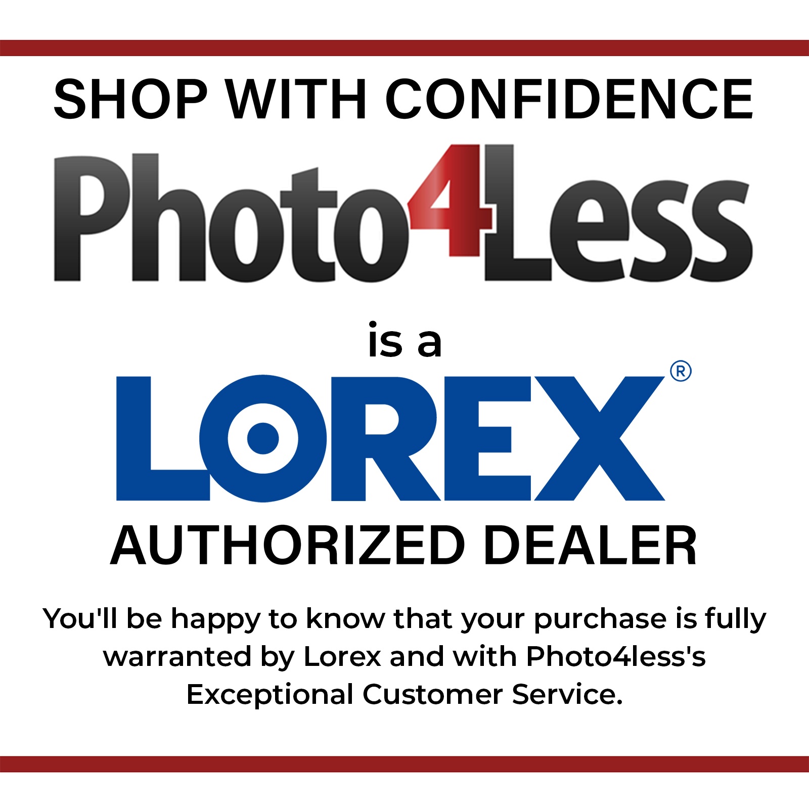 2 Lorex 1080p HD Weatherproof Wired Security Camera+ 4K 8 Channel Security DVR