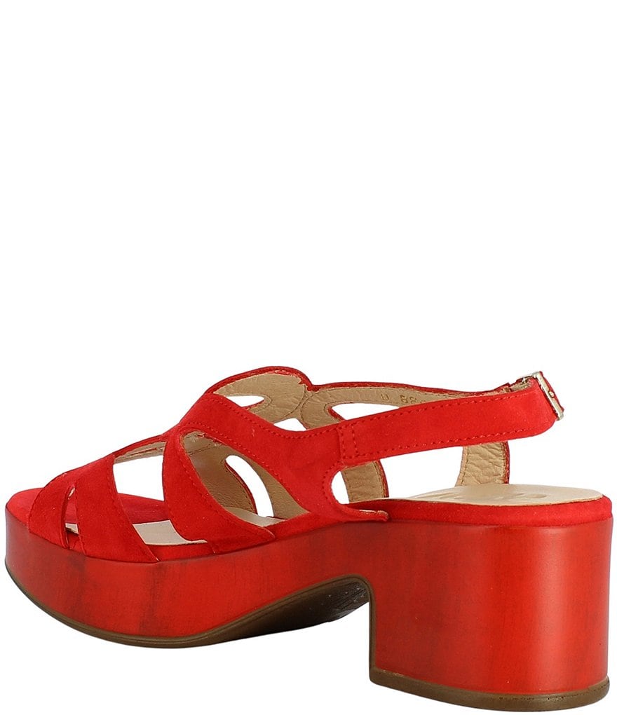 Wonders Pam Suede Slingback Dress Sandals