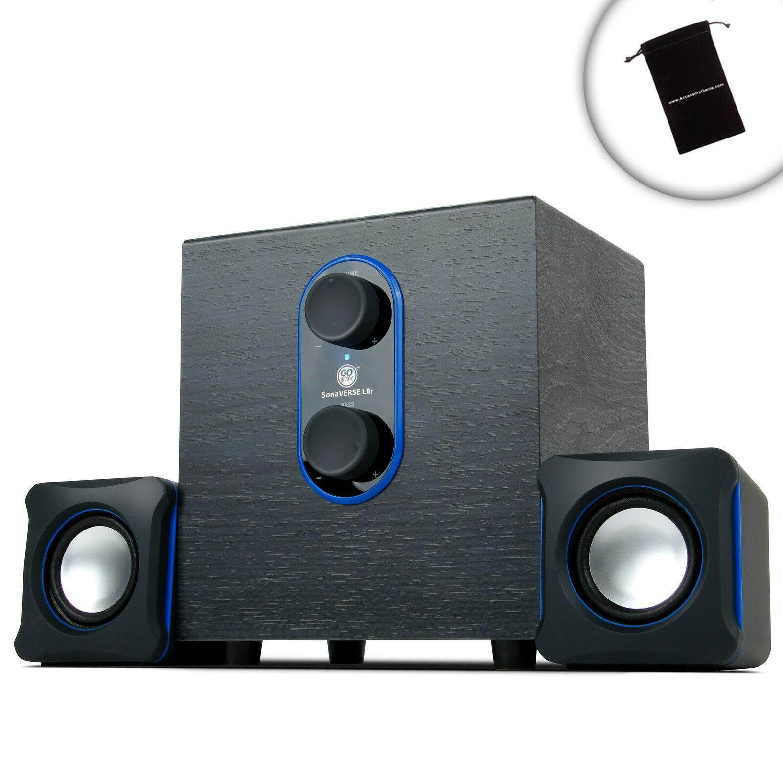 USB Computer Speakers with Subwoofer & Dual Satellite Speakers