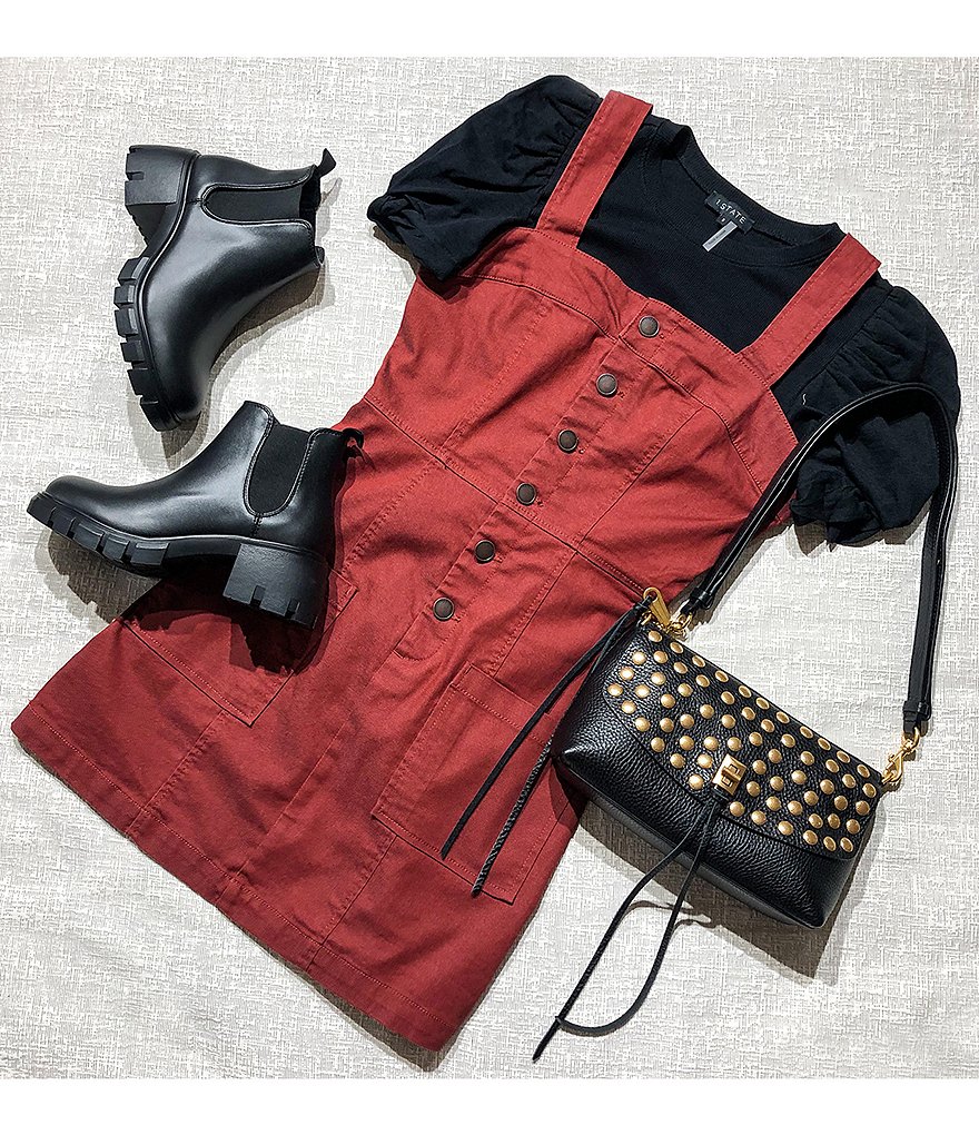 Steve Madden Howler Lugged Block Heel Chelsea Booties