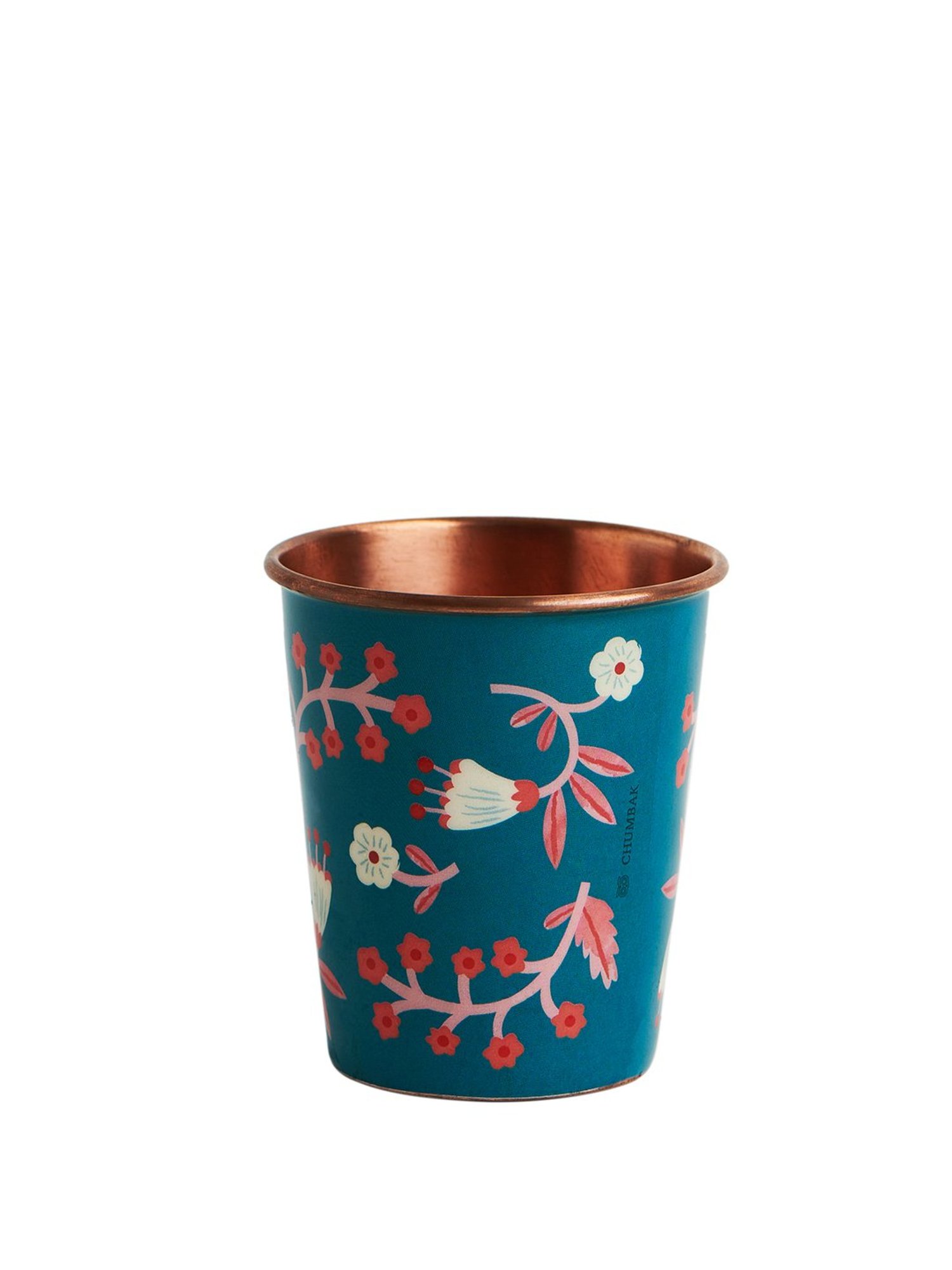 Chumbak New Design - 4 Floral Blue Tumbler (300 ML)